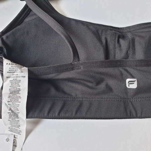 Fabletics 2 in 1 Lucia Blk Reversible Draped Tank-Top w/ Removable Sports Bra XS - Picture 13 of 16